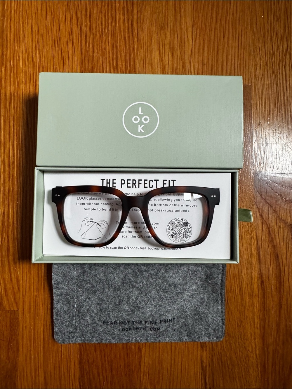 Look Optic Laurel Tortoiseshell Progressive Glasses +2.0